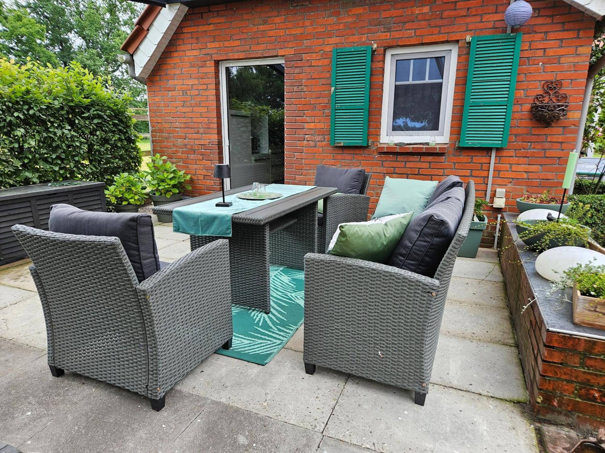 Kleines Ferienhaus Luettje Backhuus 35516 Uplengen ภายนอก รูปภาพ